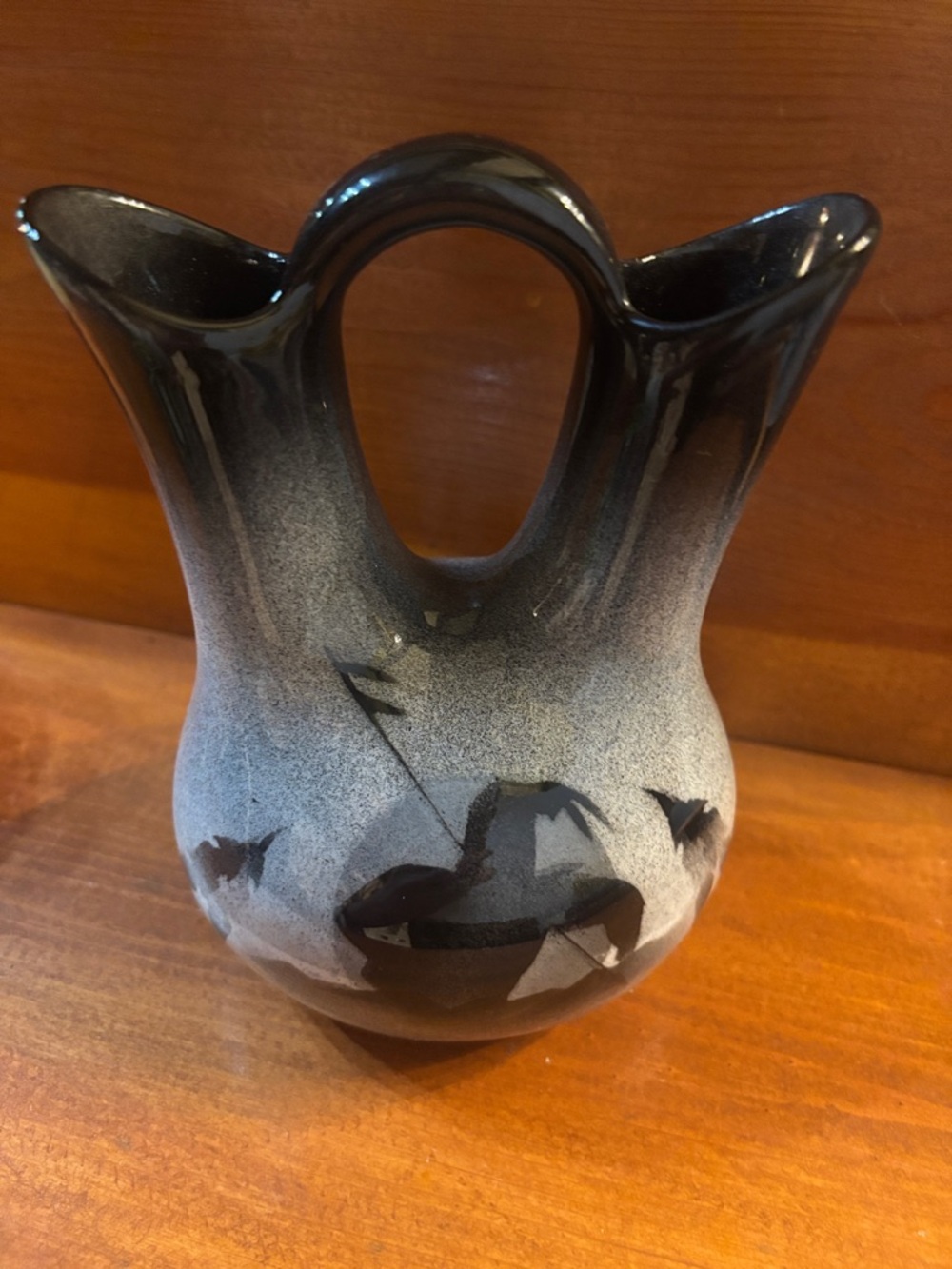 Authentic Native American Wedding Vase Handcrafted by Navajo Artisan Phillip Nez